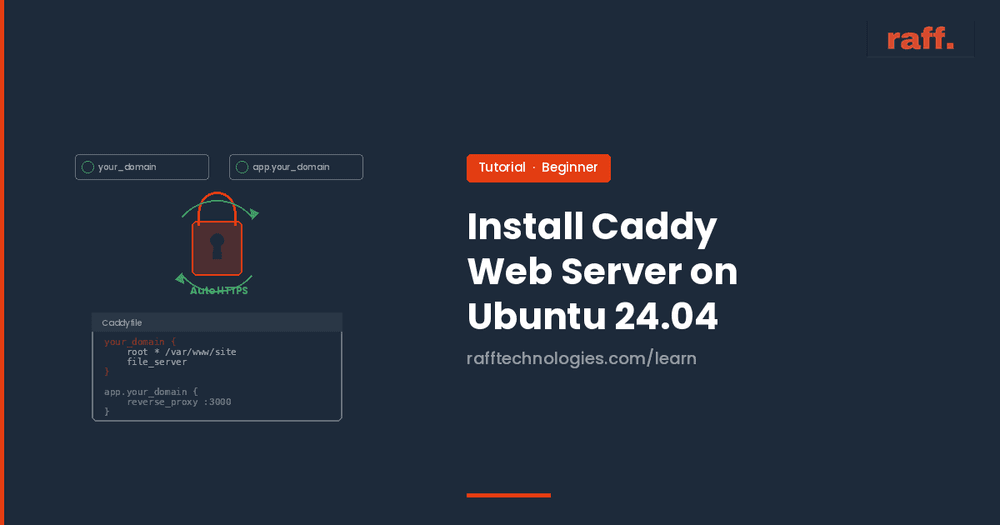 Install Caddy Web Server on Ubuntu 24.04
