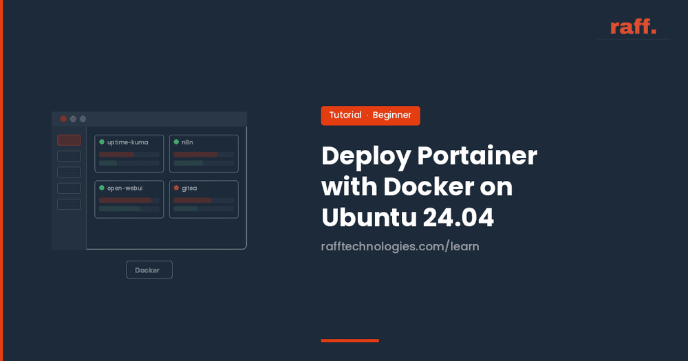 Deploy Portainer with Docker on Ubuntu 24.04 (Free CE)