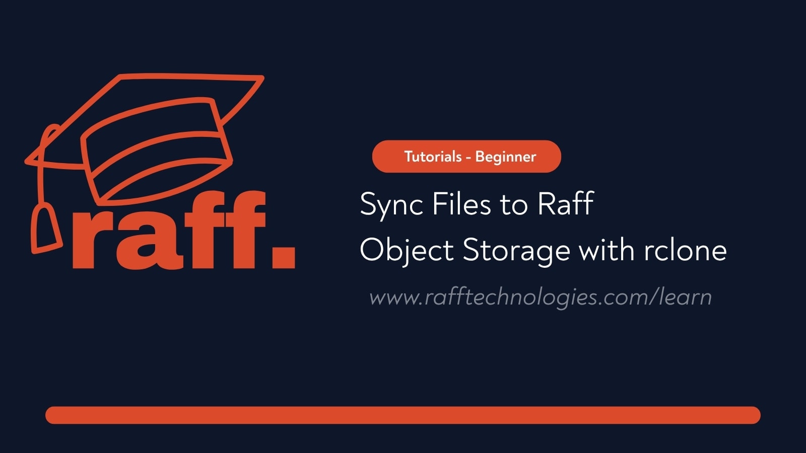 Sync Files to Raff Object Storage with rclone (Step-by-Step)