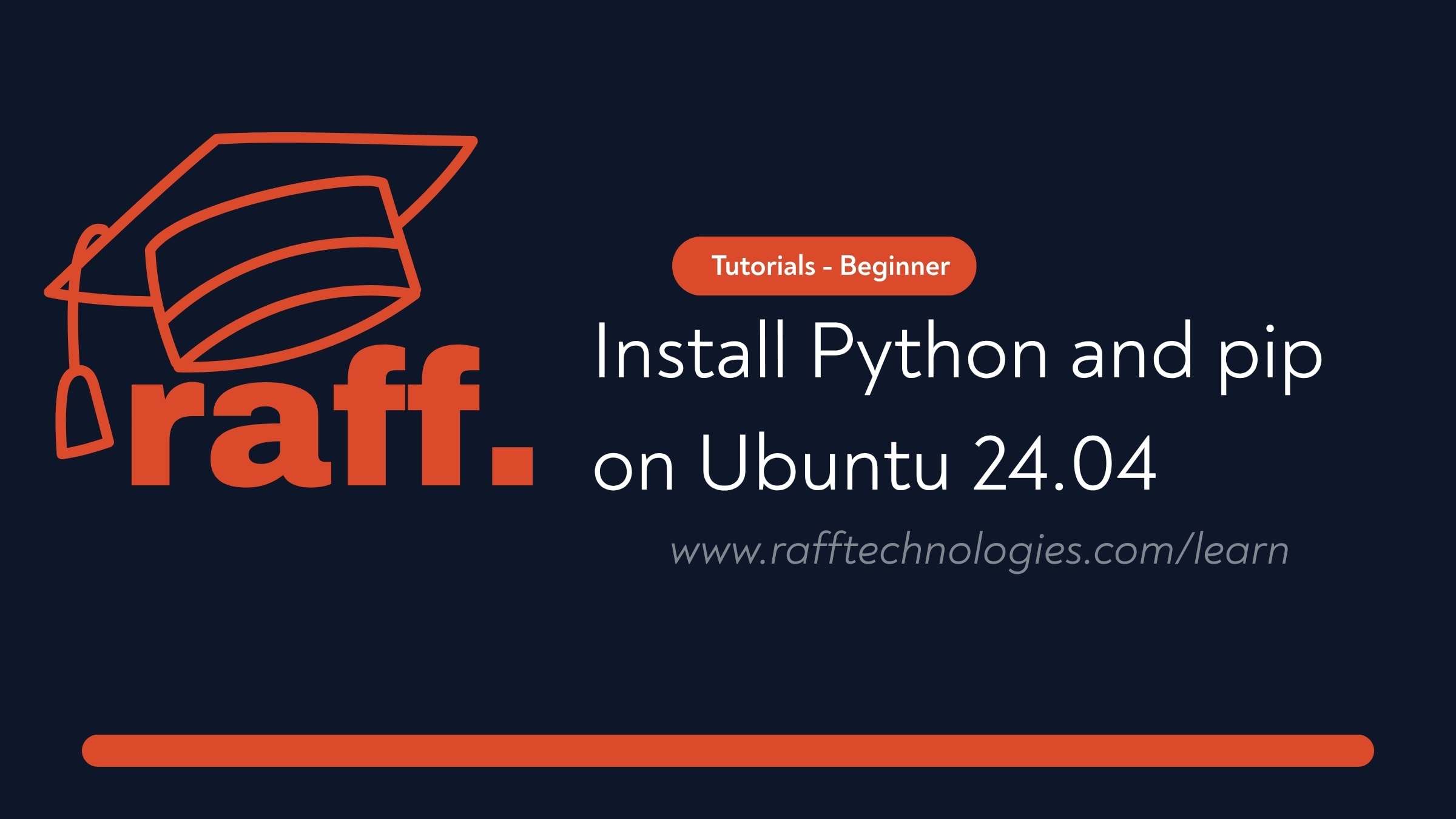 Install Python and pip on Ubuntu 24.04