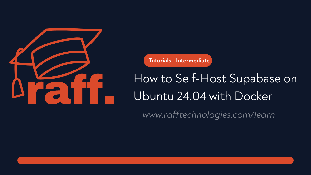 How to Self-Host Supabase on Ubuntu 24.04 with Docker Compose