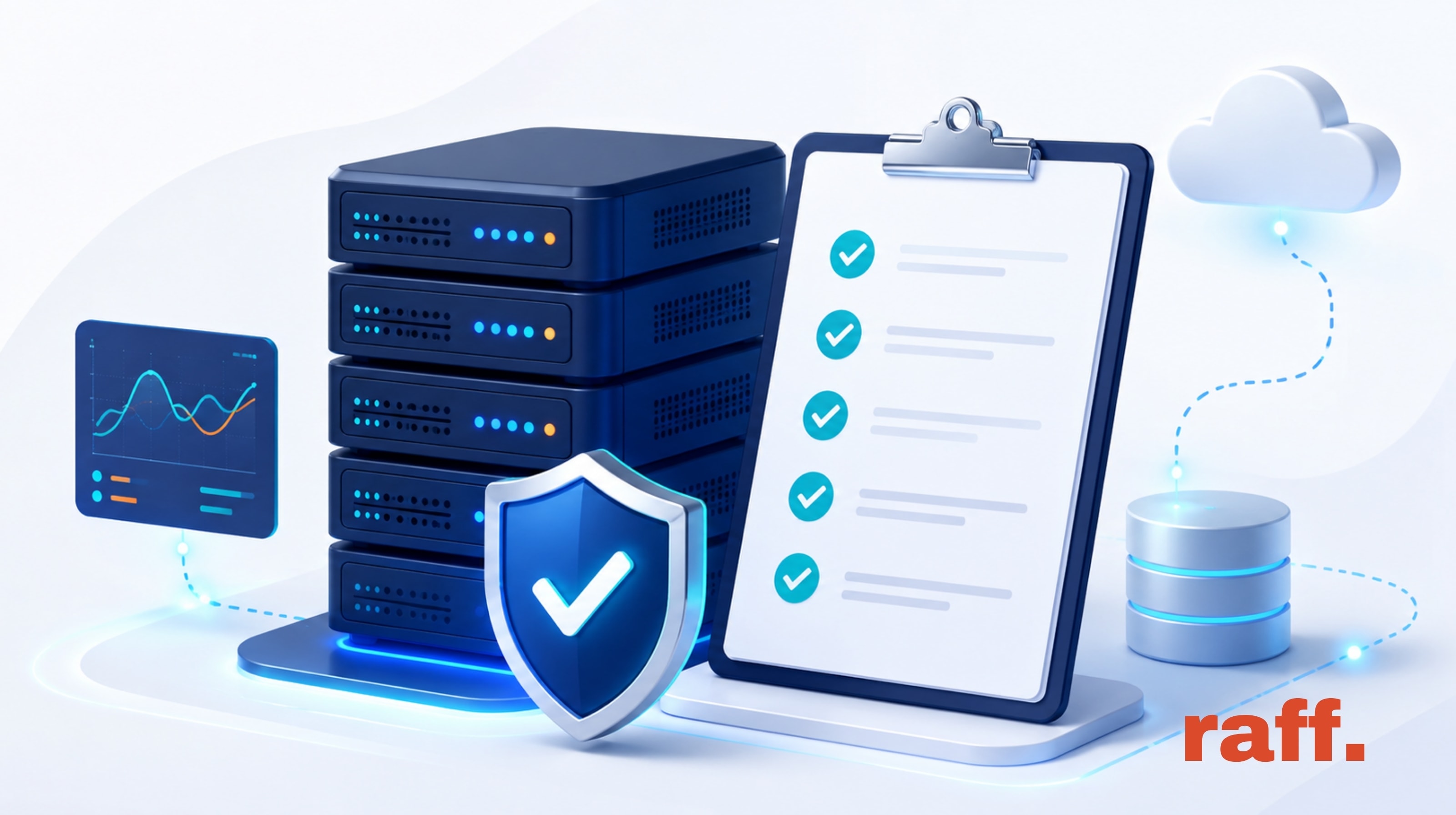 Featured image showing cloud server checklist and security shield for production VPS checklist
